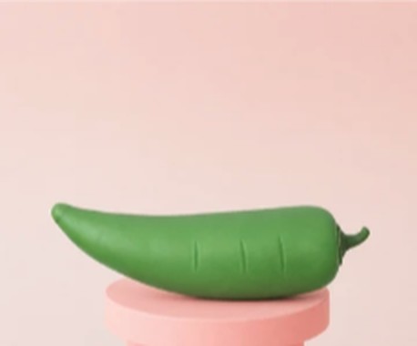Giant Green Chili Pepper Jumbo Squishy Soft Stress Relief Toy